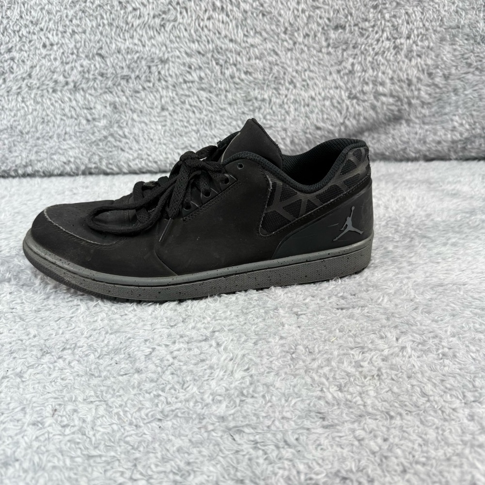 AIR JORDAN 1 FLIGHT 3 Low Black Gray Basketball Shoes 789864-005 Size 9.5